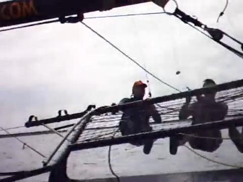 Trapeze bevestiging fail van 18 foot skiff